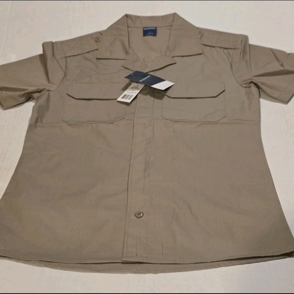 Propper Silver Tan Men's Short Sleeve Shirt